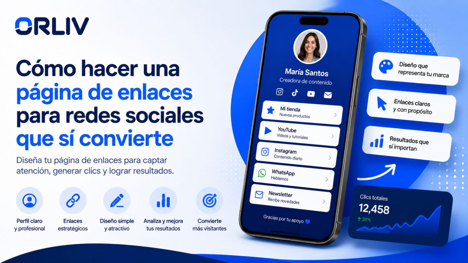 Cómo hacer una página de enlaces para redes sociales que sí convierte